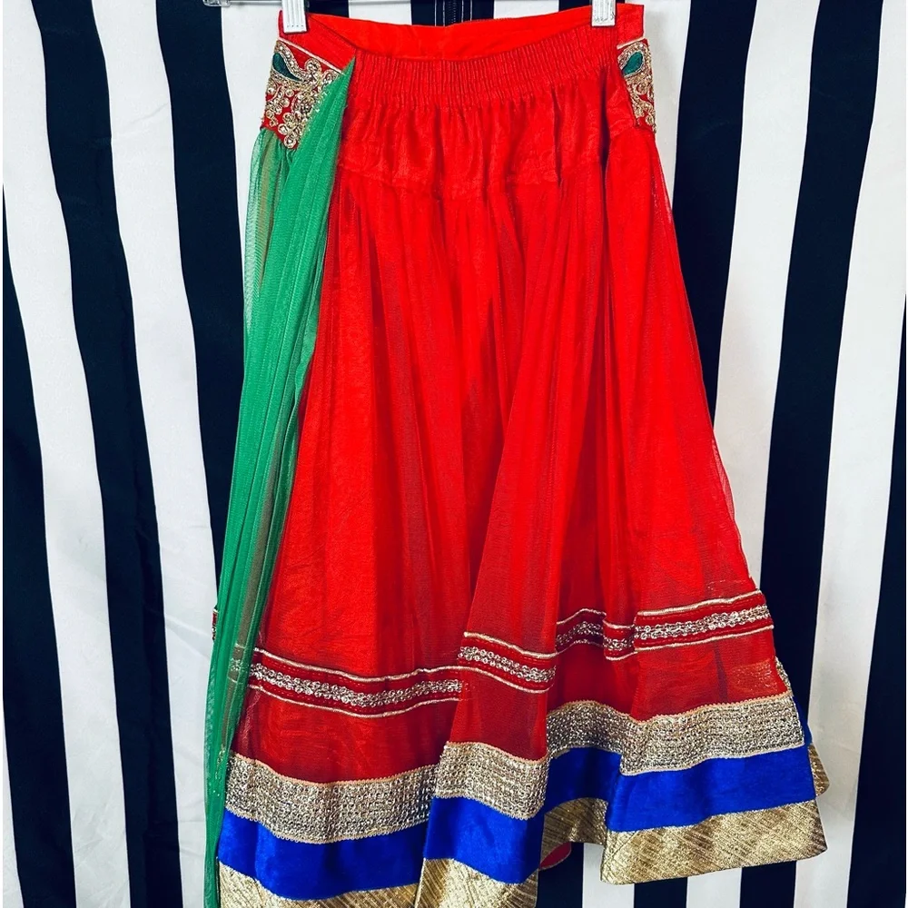 Traditional Gypsy Belly Dancer Fortune TellerSkirt